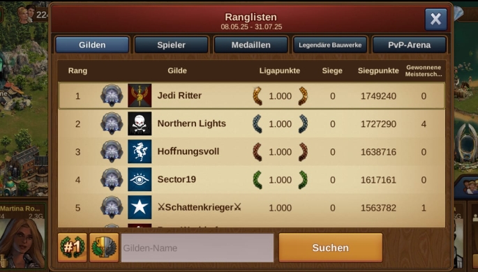 Start der Meisterschaft 